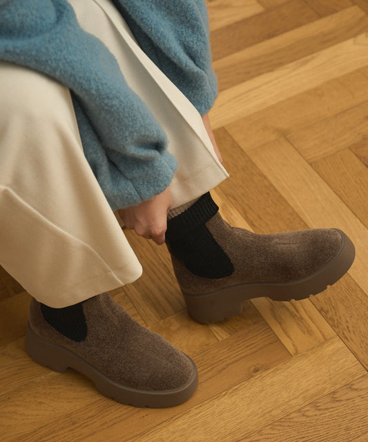 厚底 ウォームブーツ