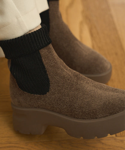 厚底 ウォームブーツ