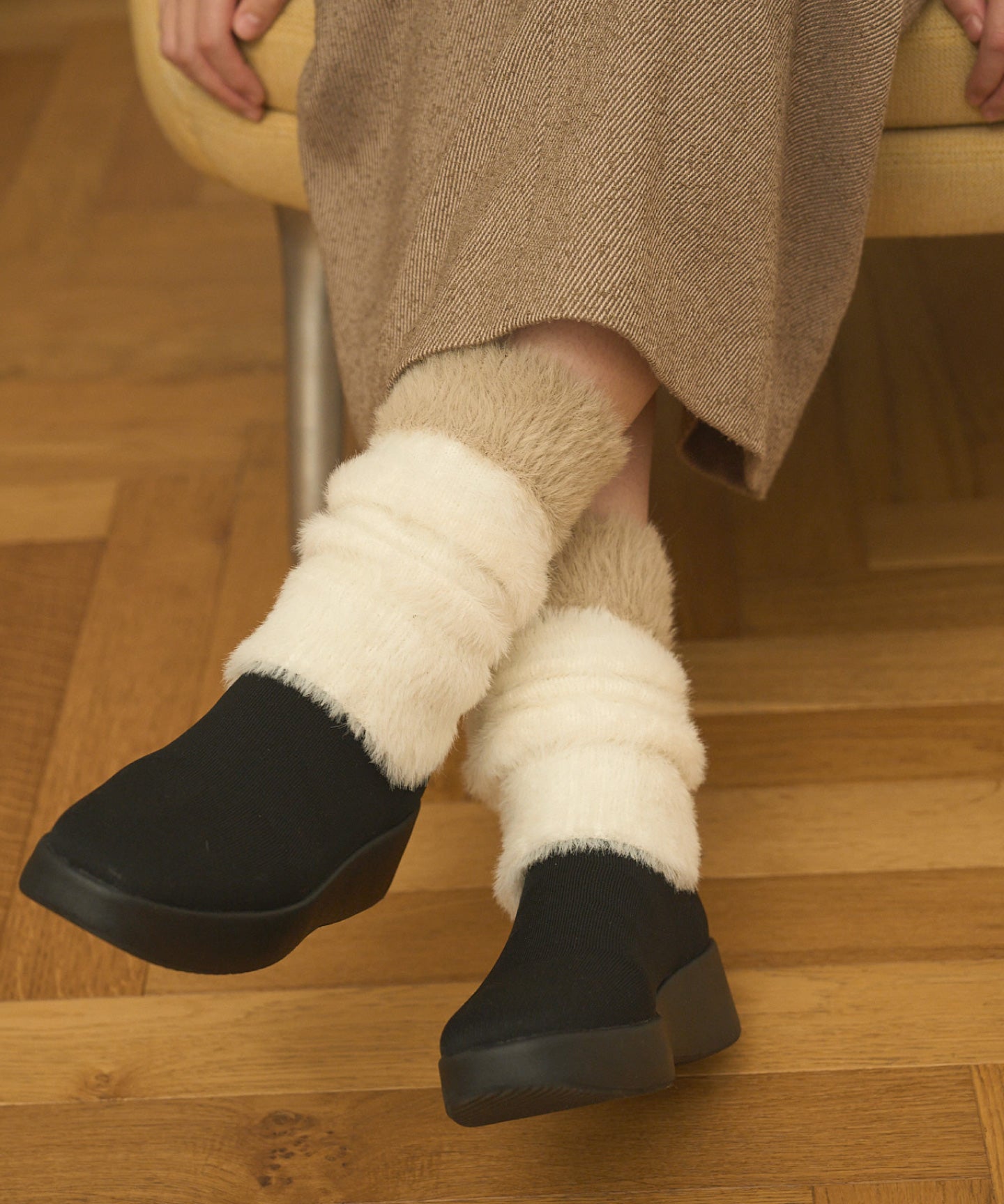 プラットフォーム ストレッチブーツ