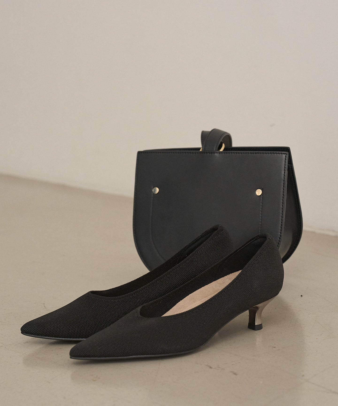 ヒール ポインテッド パンプス