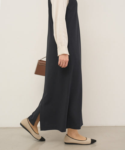 バイカラー ポインテッドパンプス