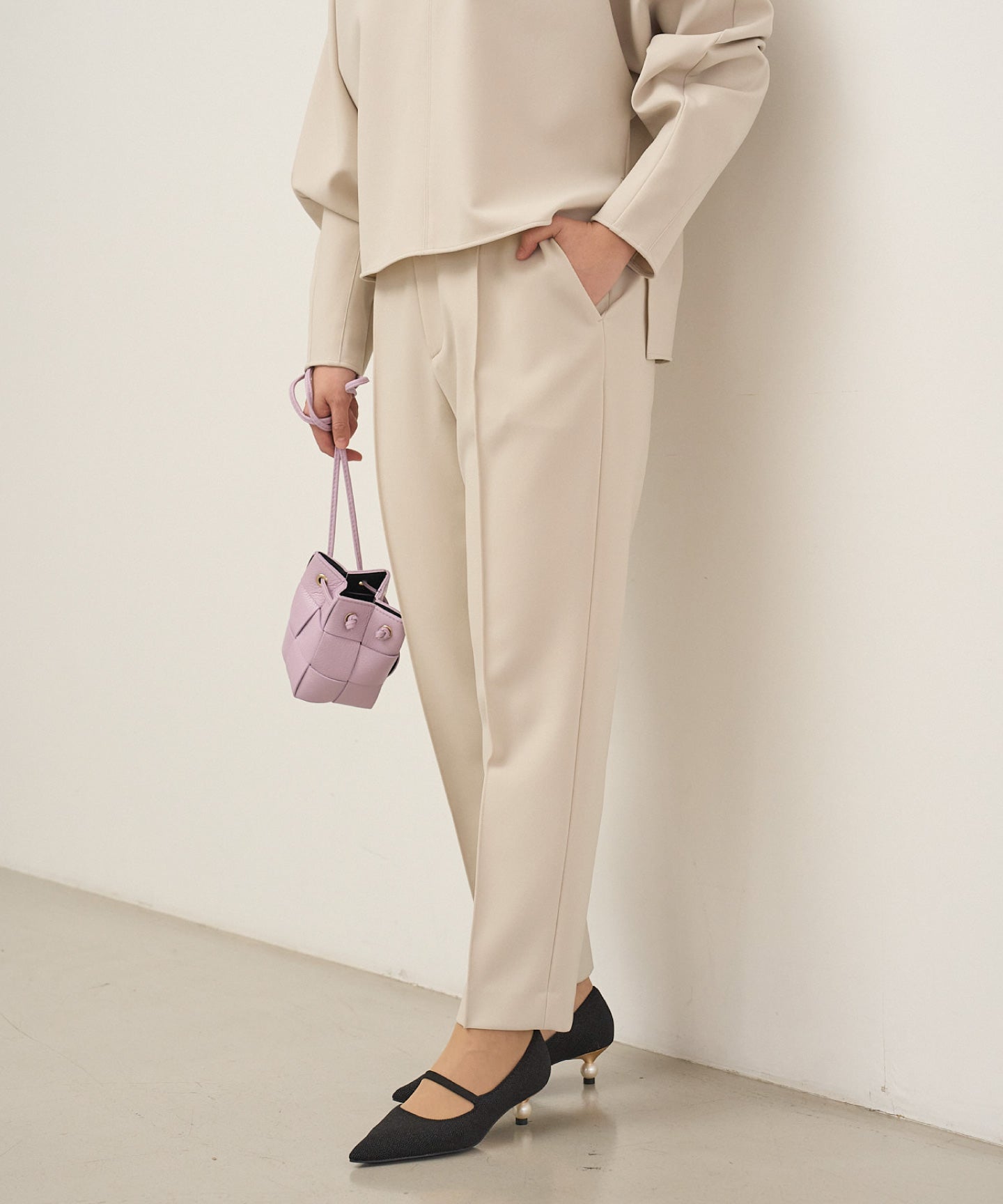 パールヒール パンプス