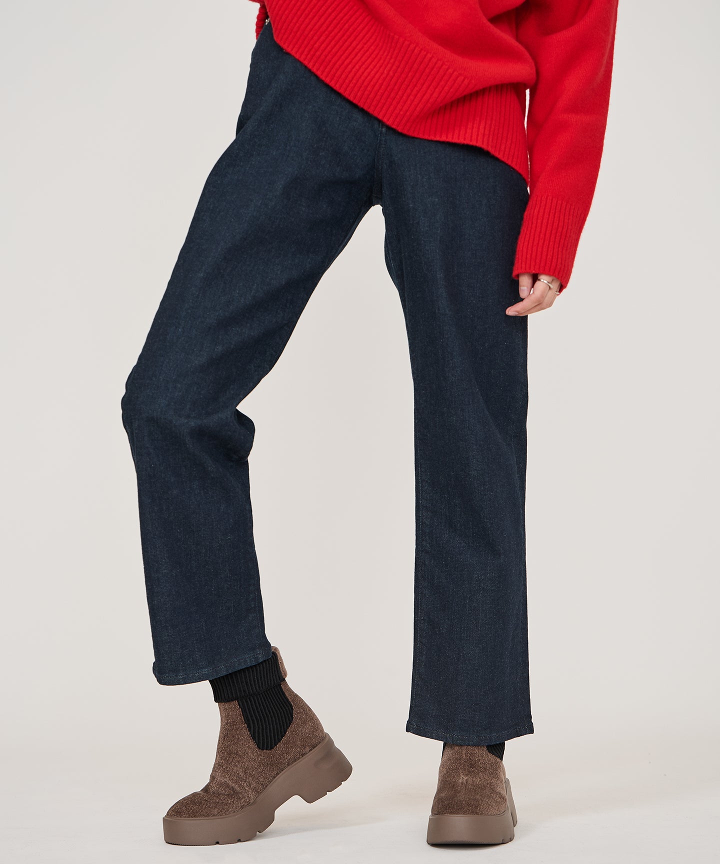 厚底 ウォームブーツ