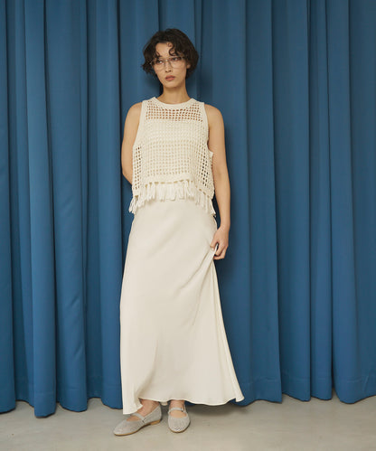 ラウンド メッシュ バレエパンプス