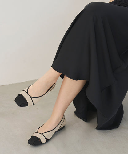 スクエア グルカ パンプス