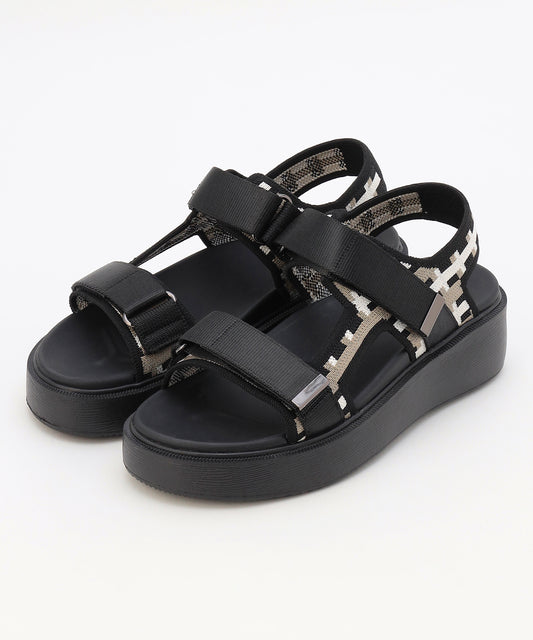 厚底 ストラップサンダル