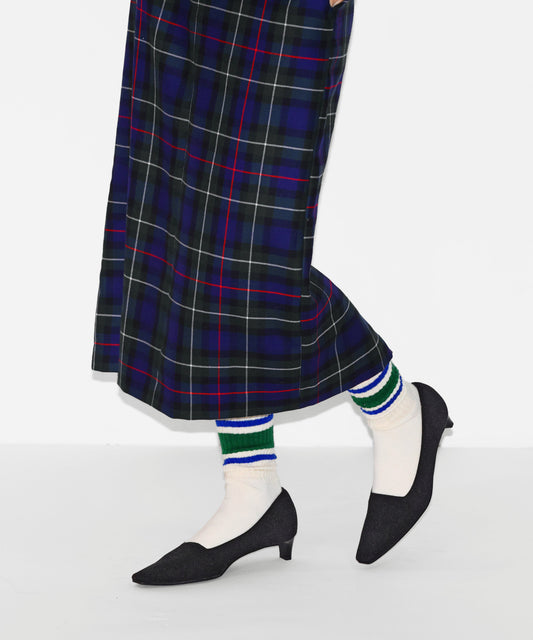 スクエアトゥ パンプス