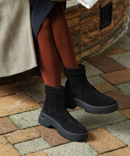 厚底 ウォームブーツ