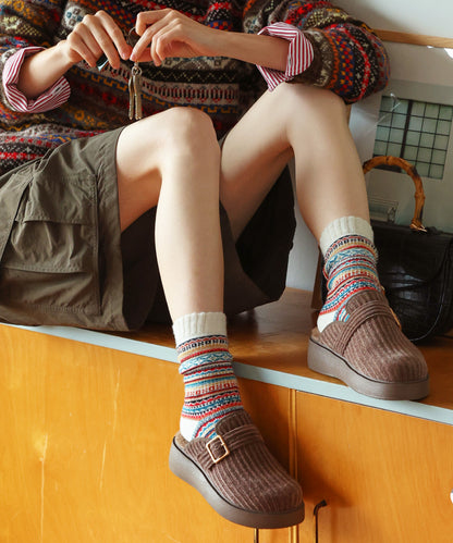 厚底クロッグシューズ