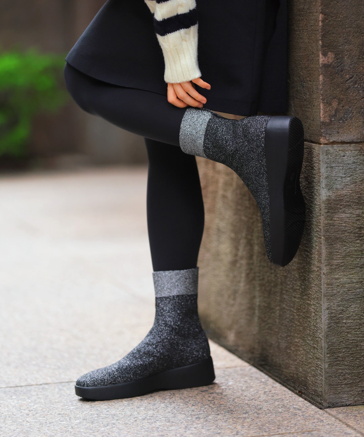 プラットフォーム ストレッチブーツ