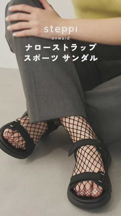 ナローストラップ スポーツ サンダル