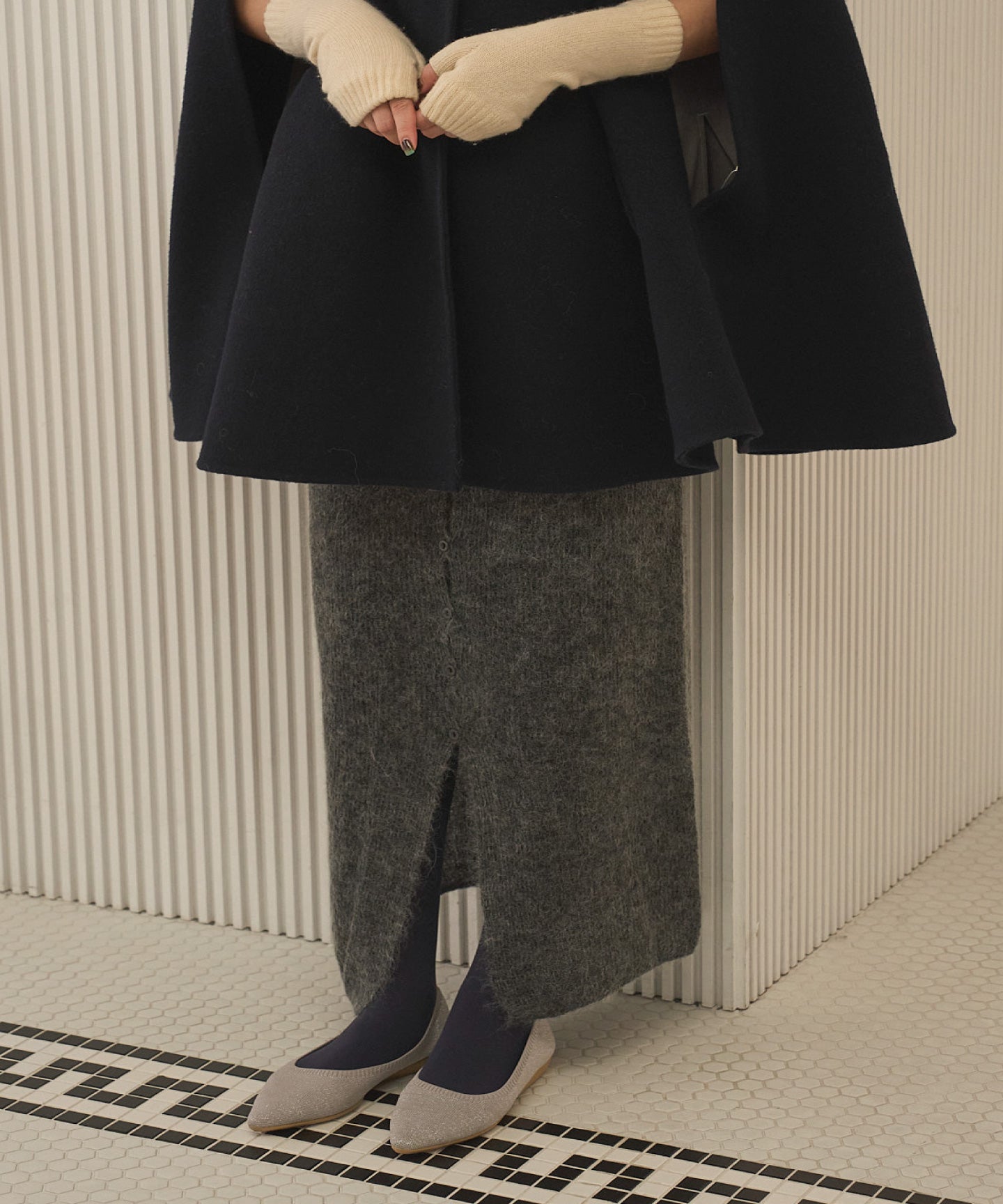 グリッター ポインテッド パンプス